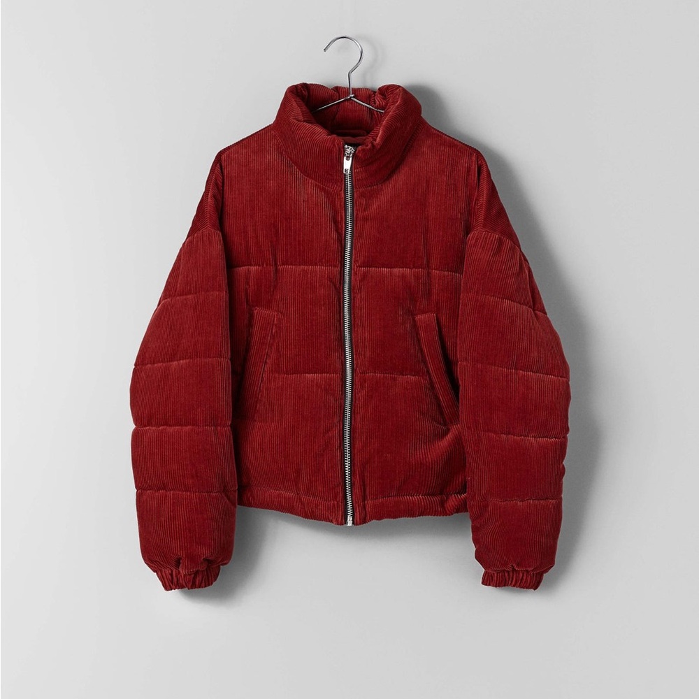 Bershka (M/L) Corduroy Puffer Jacket NWOT